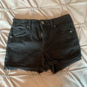 American Eagle Black Jean Shorts
